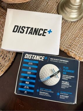 Bundle of NEW TaylorMade Distance + Golf balls